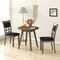Costway Upholstered Dining Chair Set of 2/4 Armless Chair with Padded Backrest & Seat
